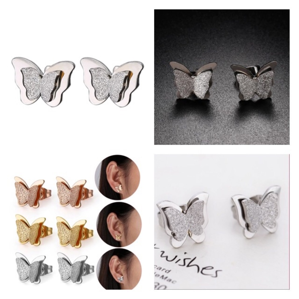NEW!๐๐๐ฆBUTTERFLIES!!!๐ฆ๐๐SILVERY!๐BEAUTIFUL! - Picture 7 of 8